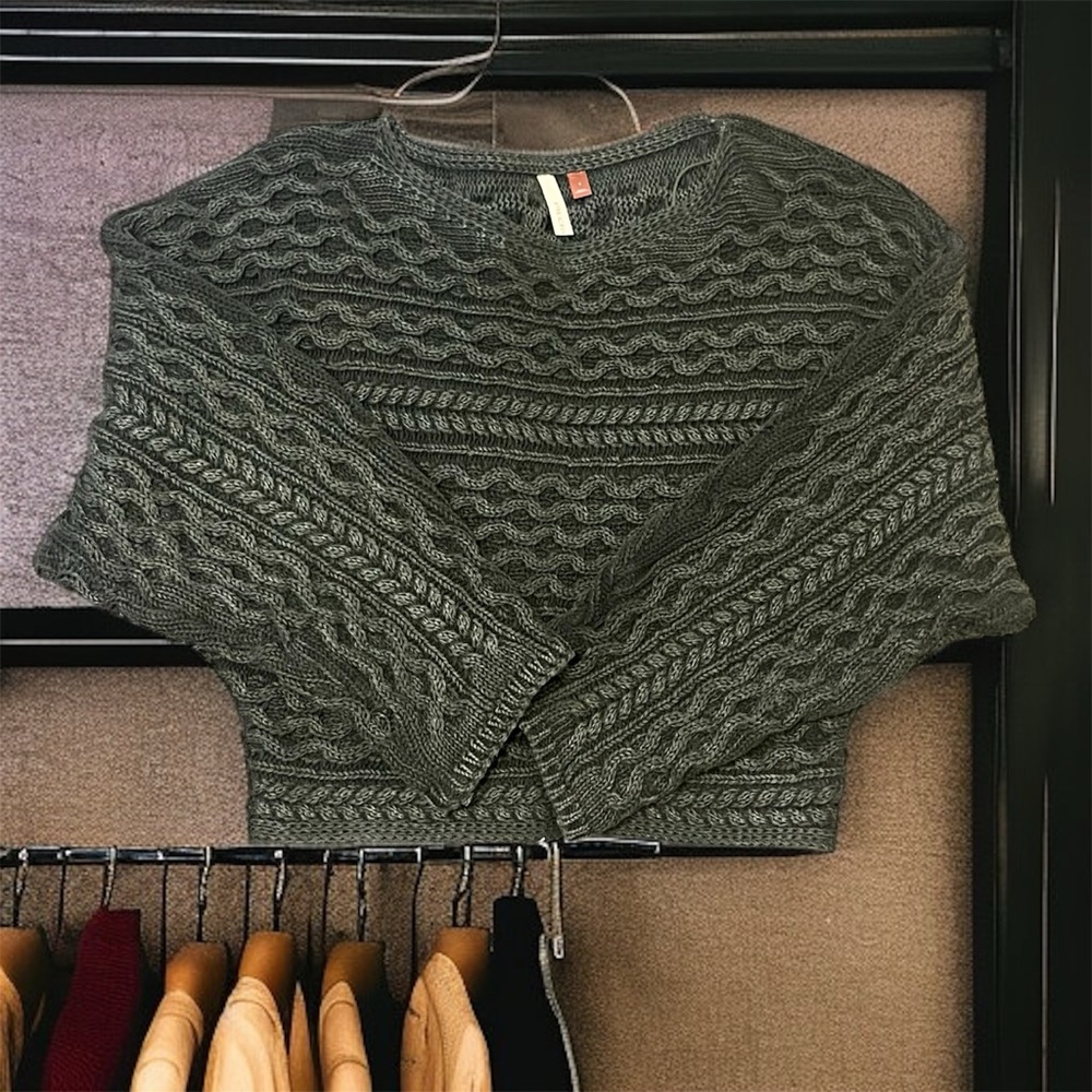 Pilcro Cable Knit Sweater